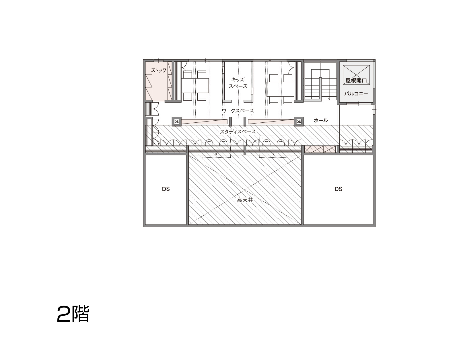 【よしおかパーク】の間取り2F