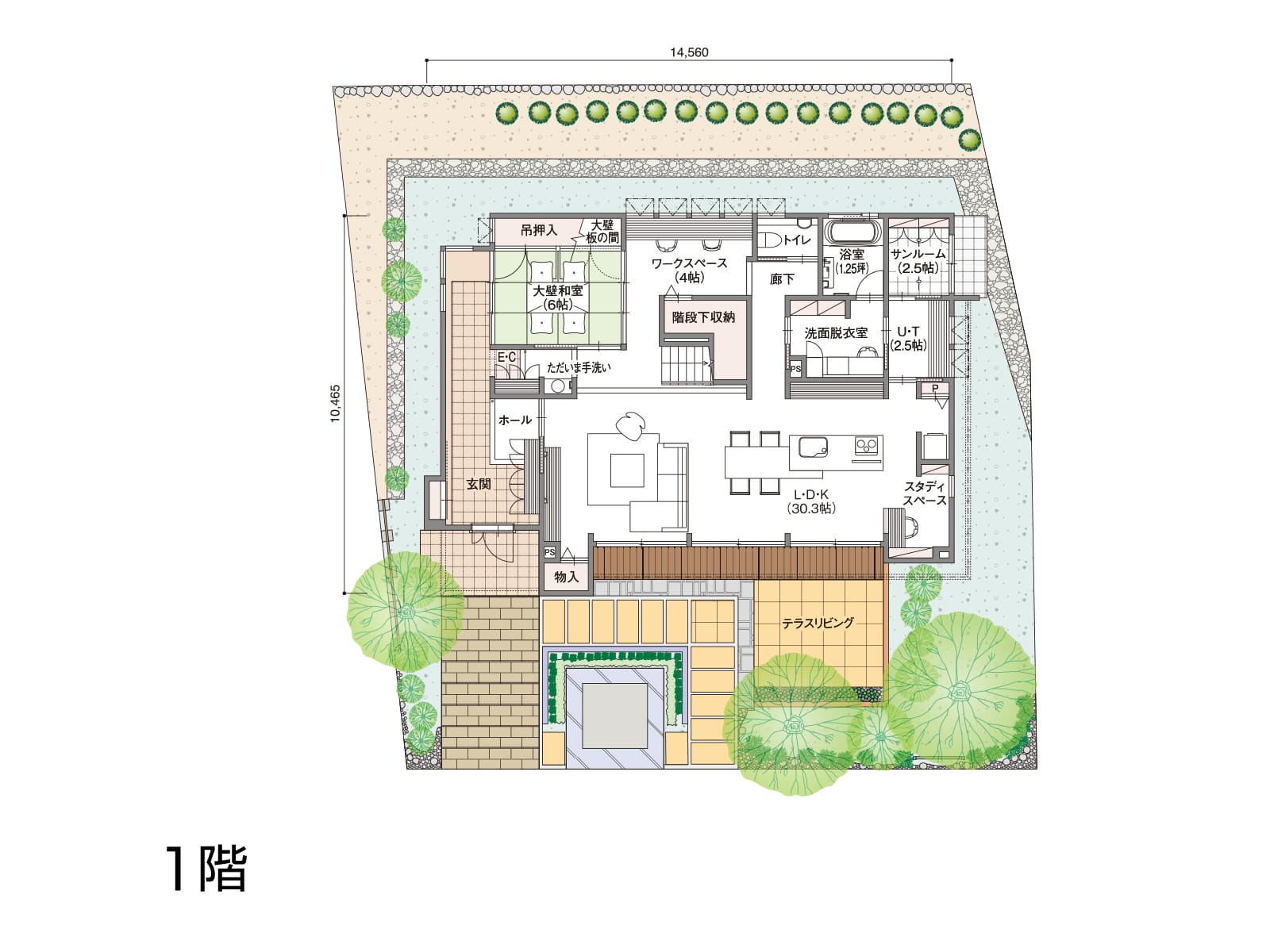 【盛岡】の間取り1F