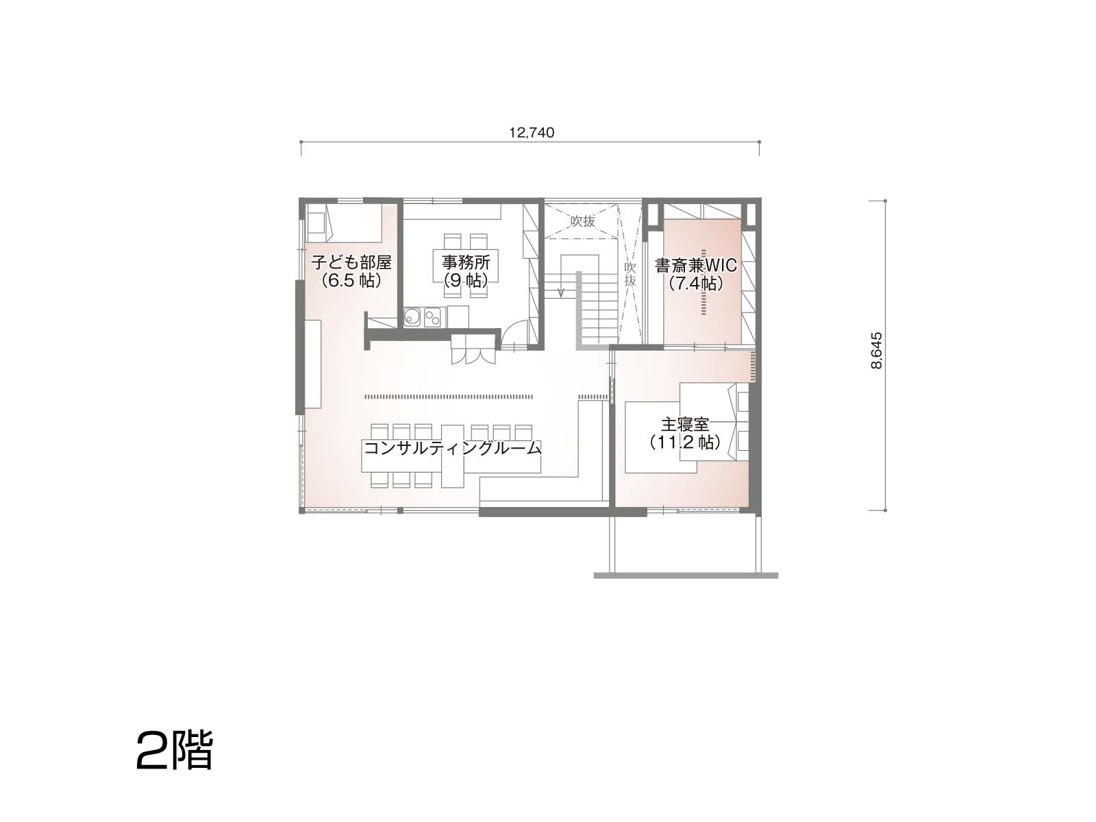 【高知】の間取り2F