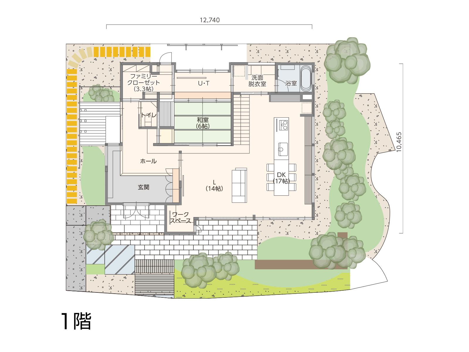 【京都南】の間取り1F