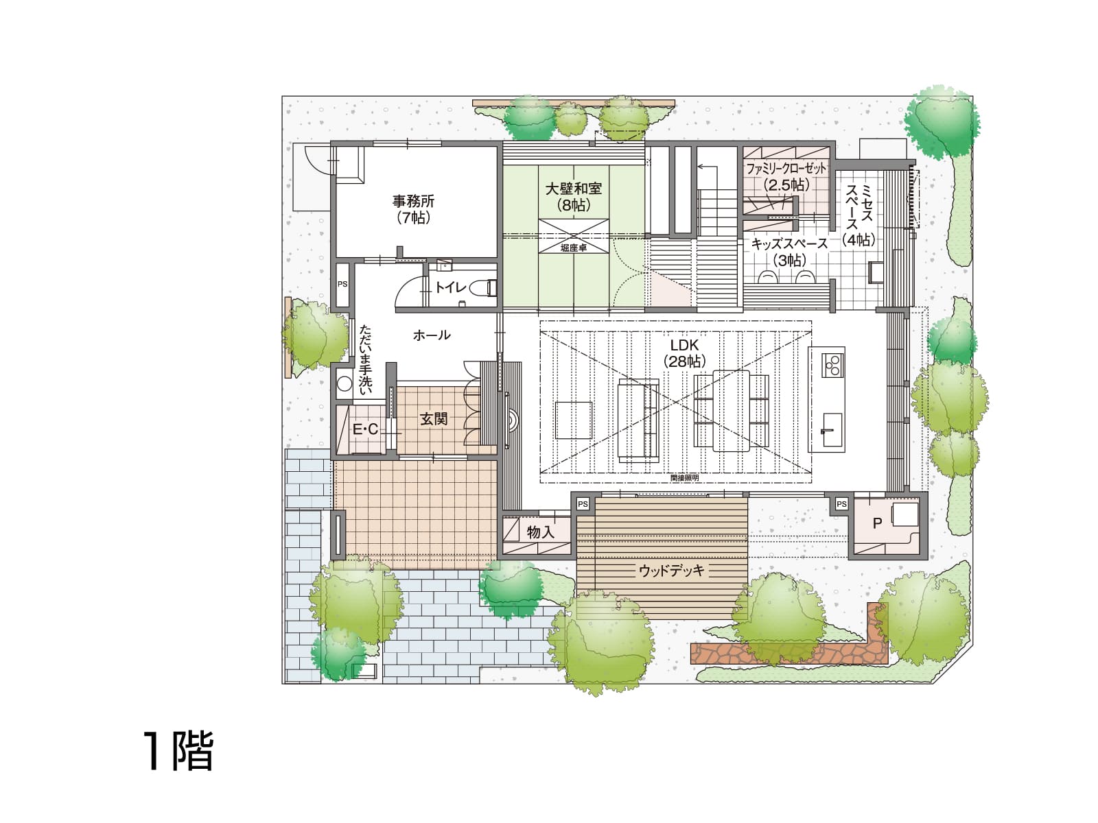 【新百合ヶ丘】の間取り1F