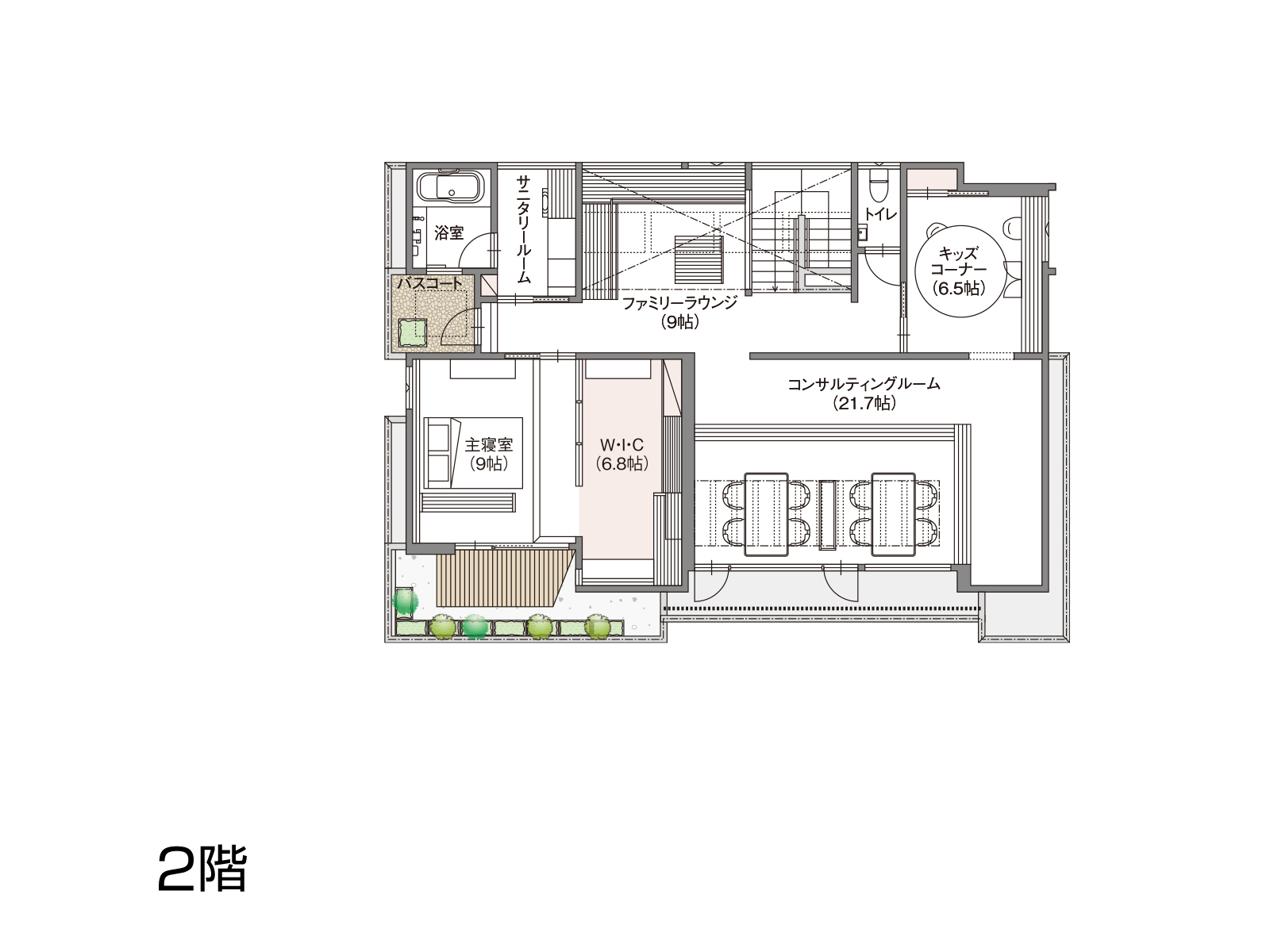 【新百合ヶ丘】の間取り2F