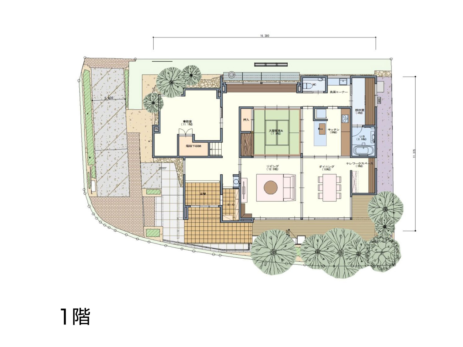 【東広島】の間取り1F