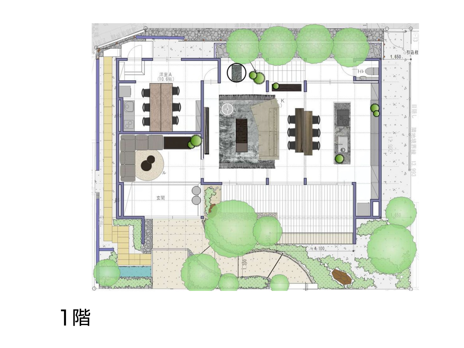 【駒沢第二】の間取り1F