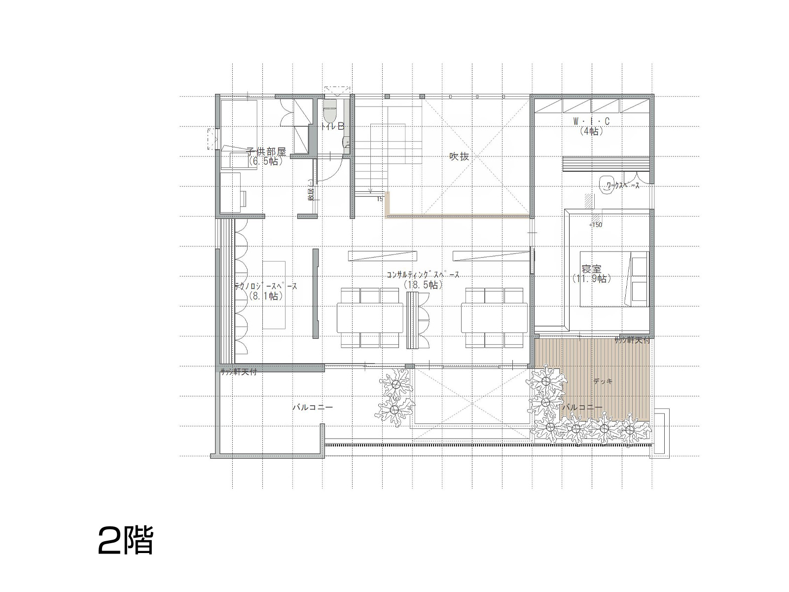 【前橋みなみ】の間取り2F