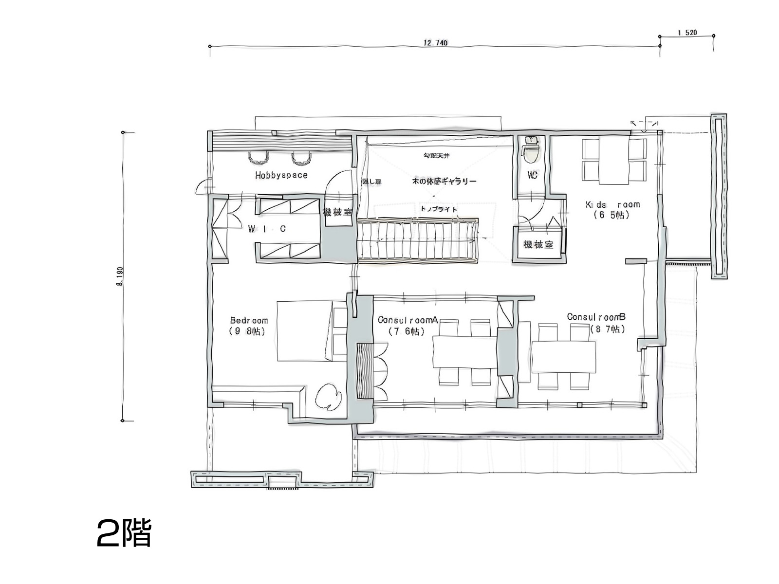 【明石・大蔵海岸】の間取り2F