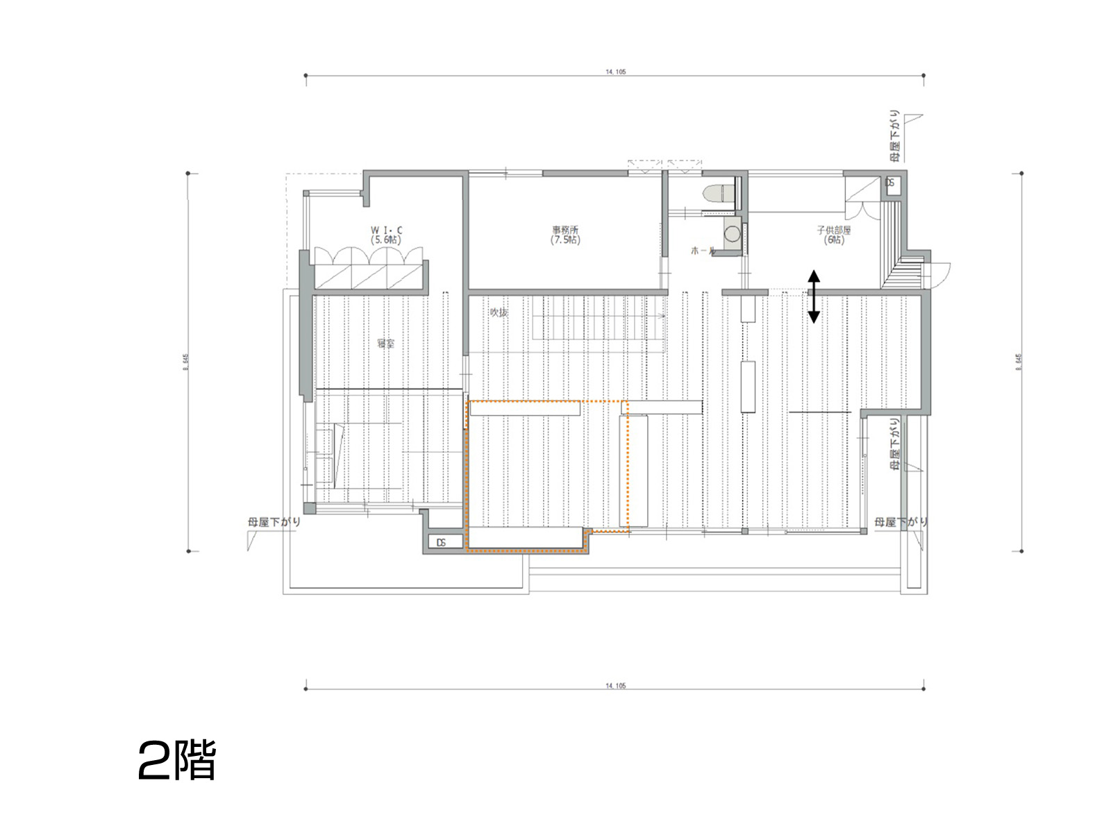 【箕面第一】の間取り2F
