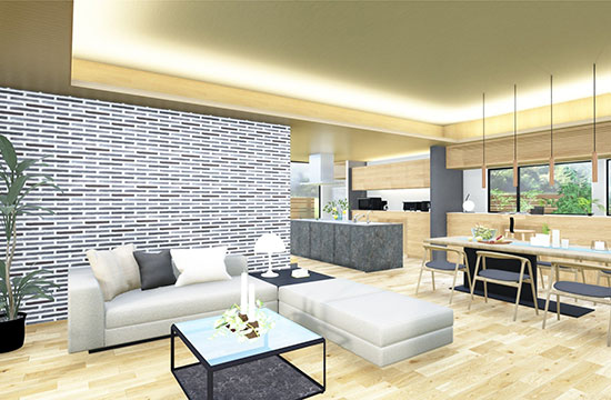 たまプラーザ展示場_リビング画像