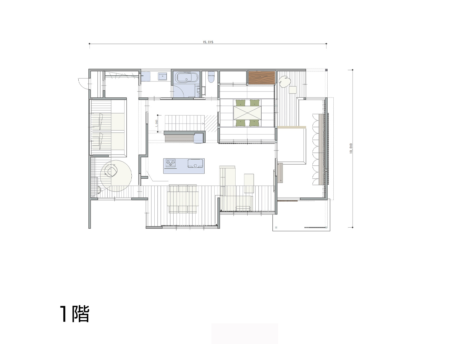 【久御山】の間取り1F