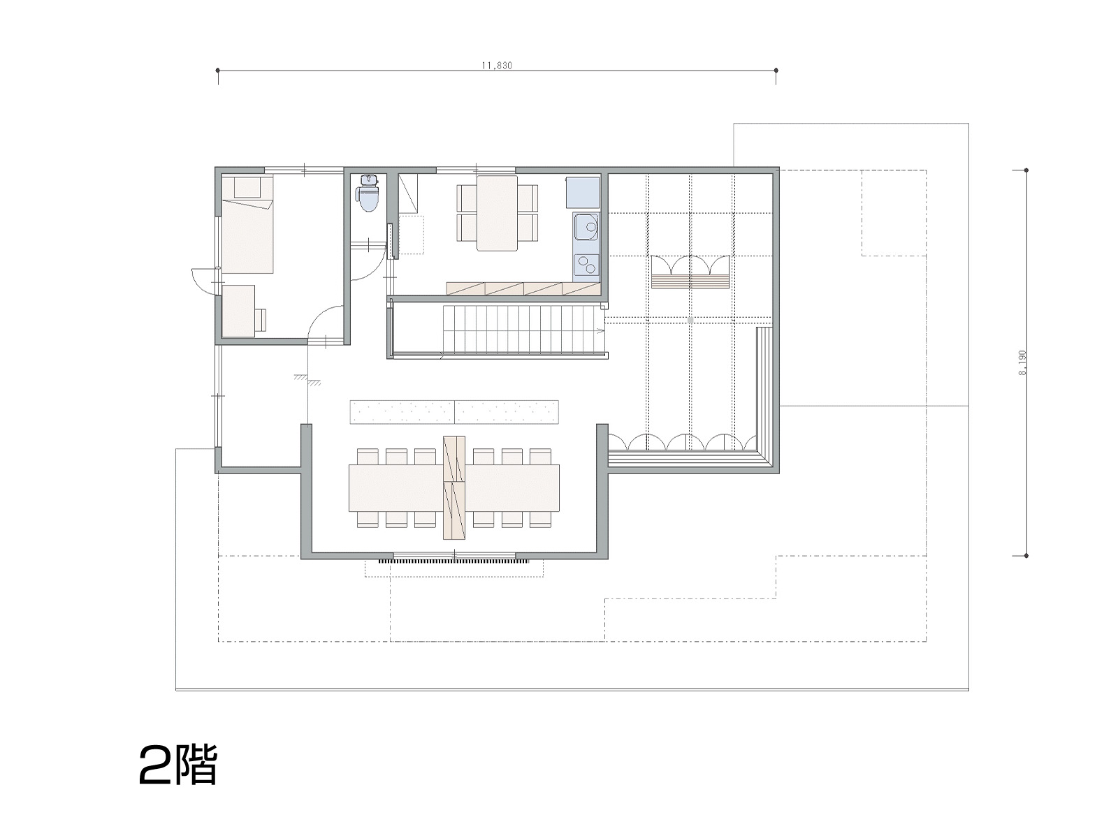 【久御山】の間取り2F