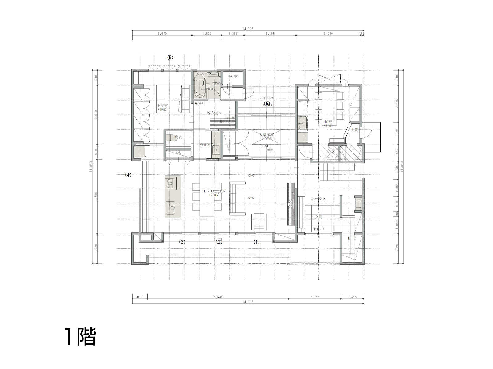 【平沼橋第四】の間取り1F