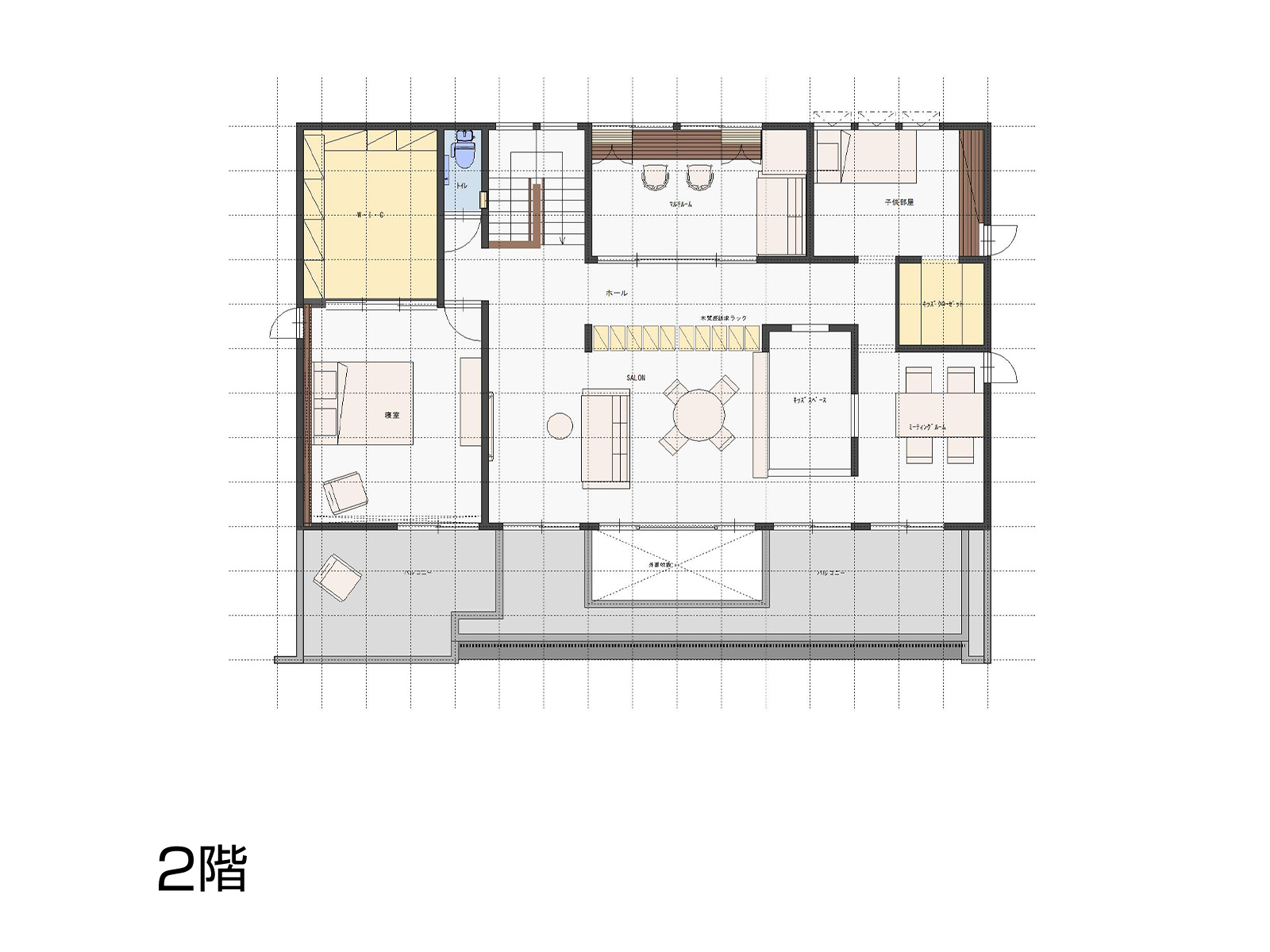 【鹿児島】の間取り2F