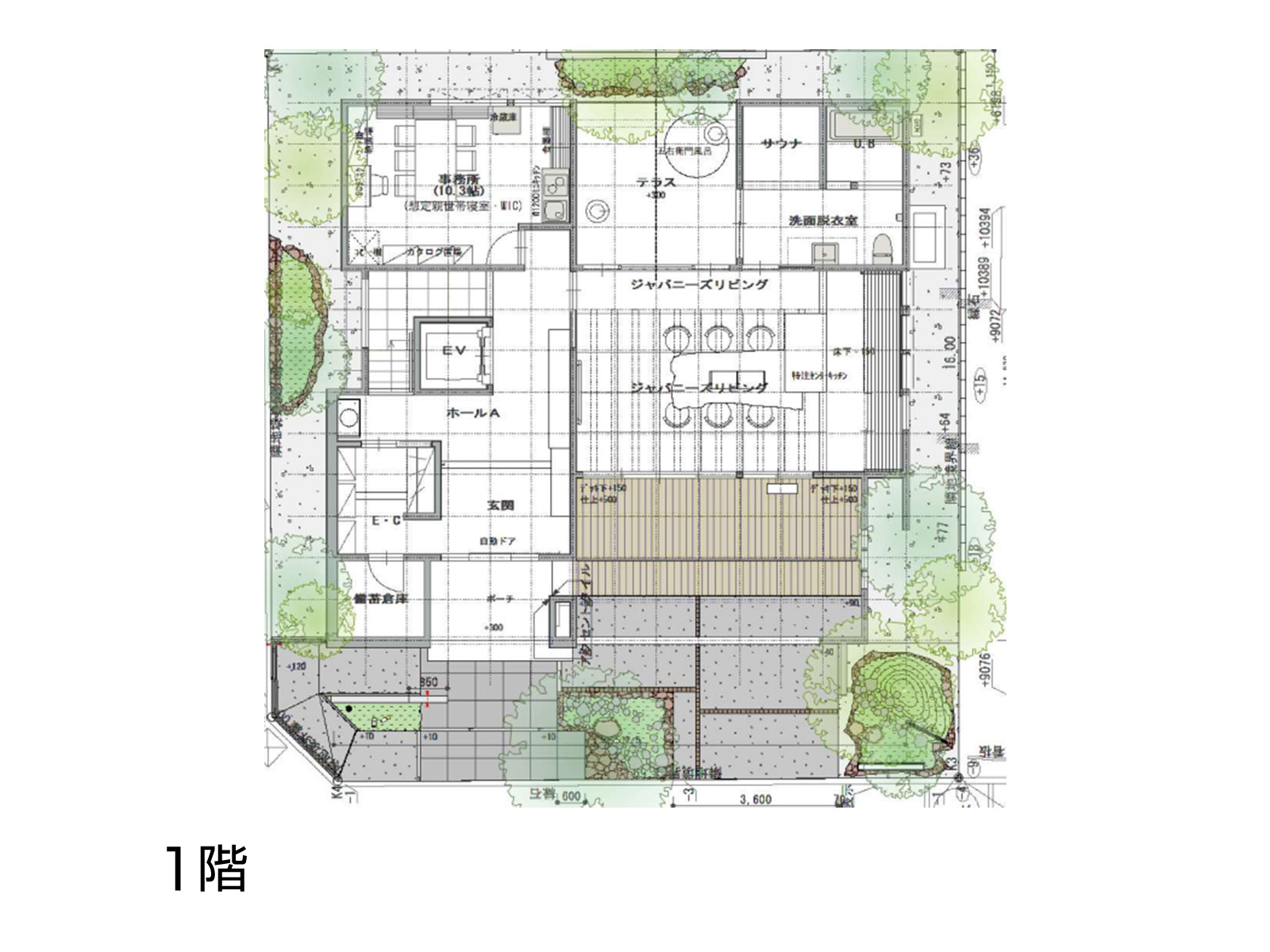 【名駅北】の間取り1F