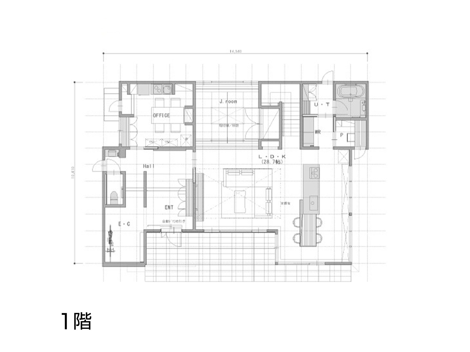 【松茂】の間取り1F
