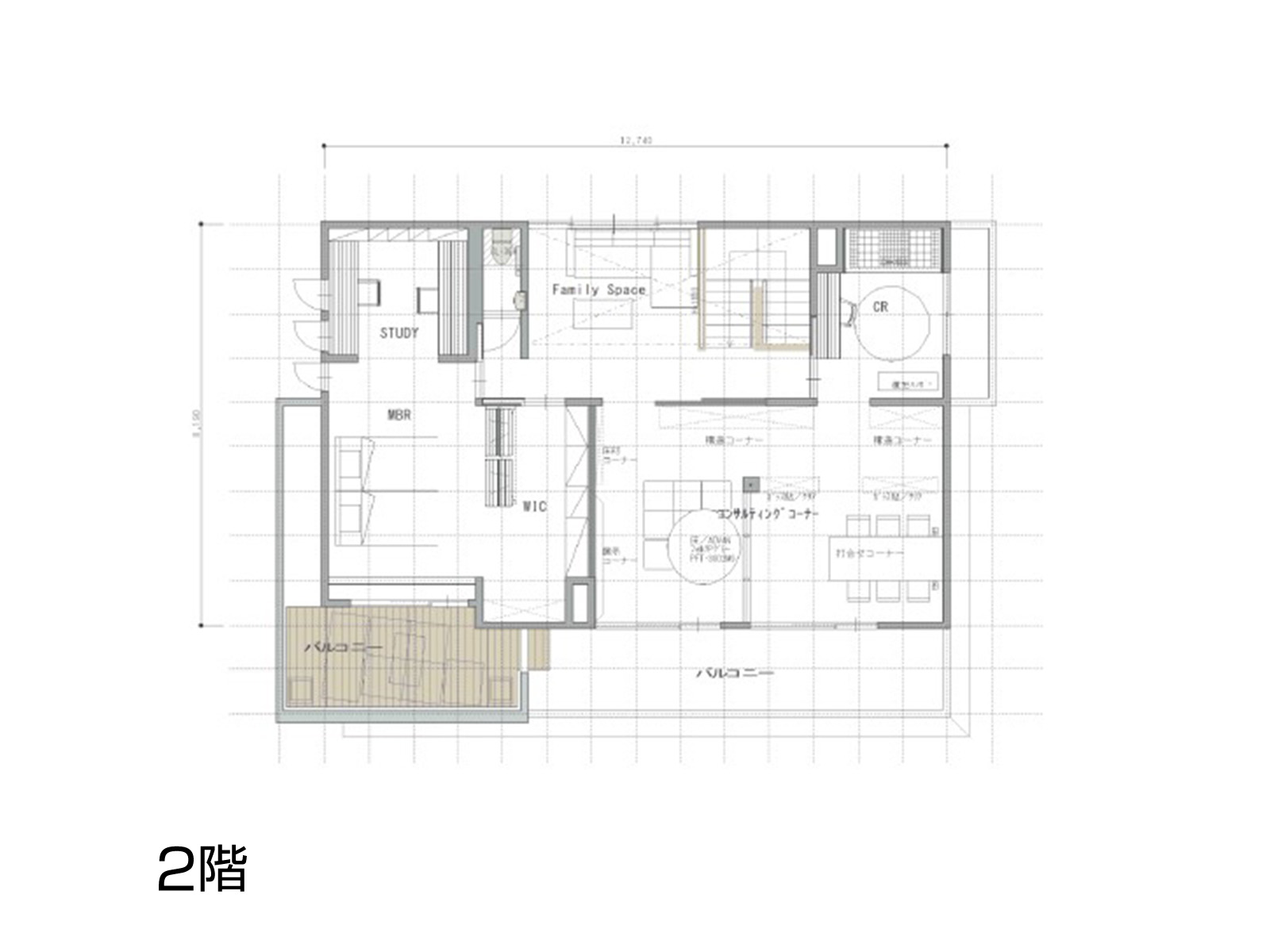 【松茂】の間取り2F