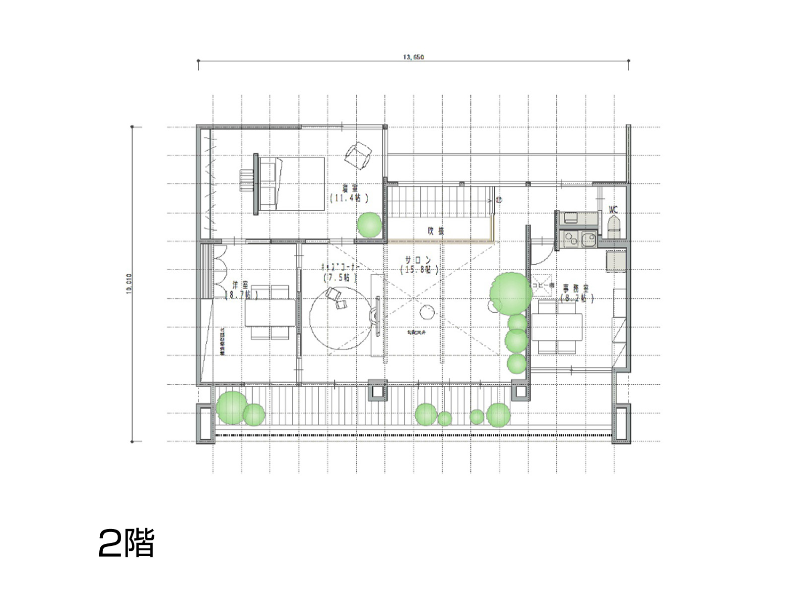 【なら】の間取り2F