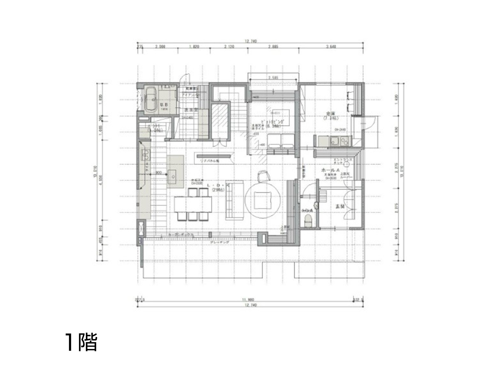 【相模原・古淵】の間取り1F