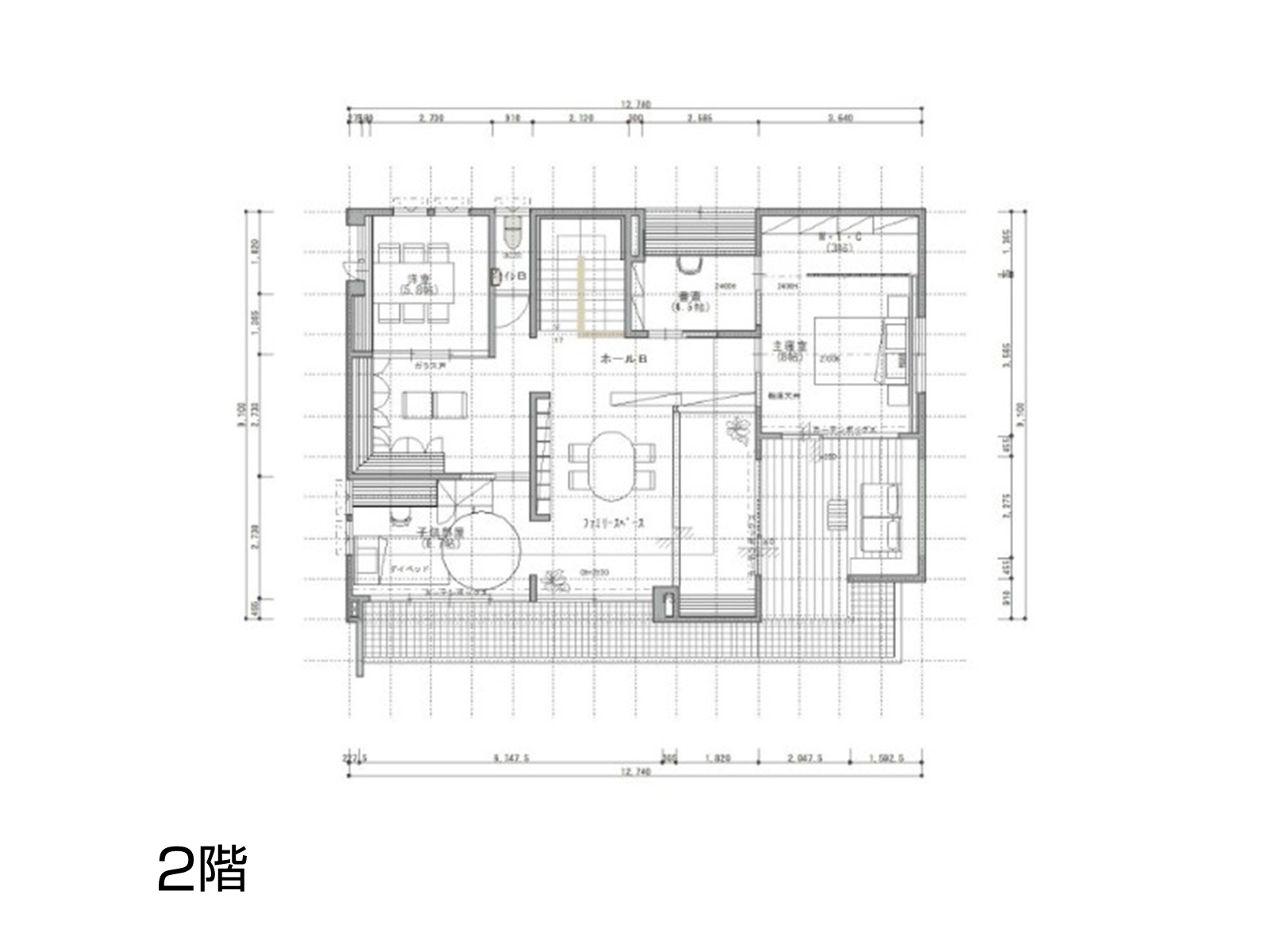 【相模原・古淵】の間取り2F