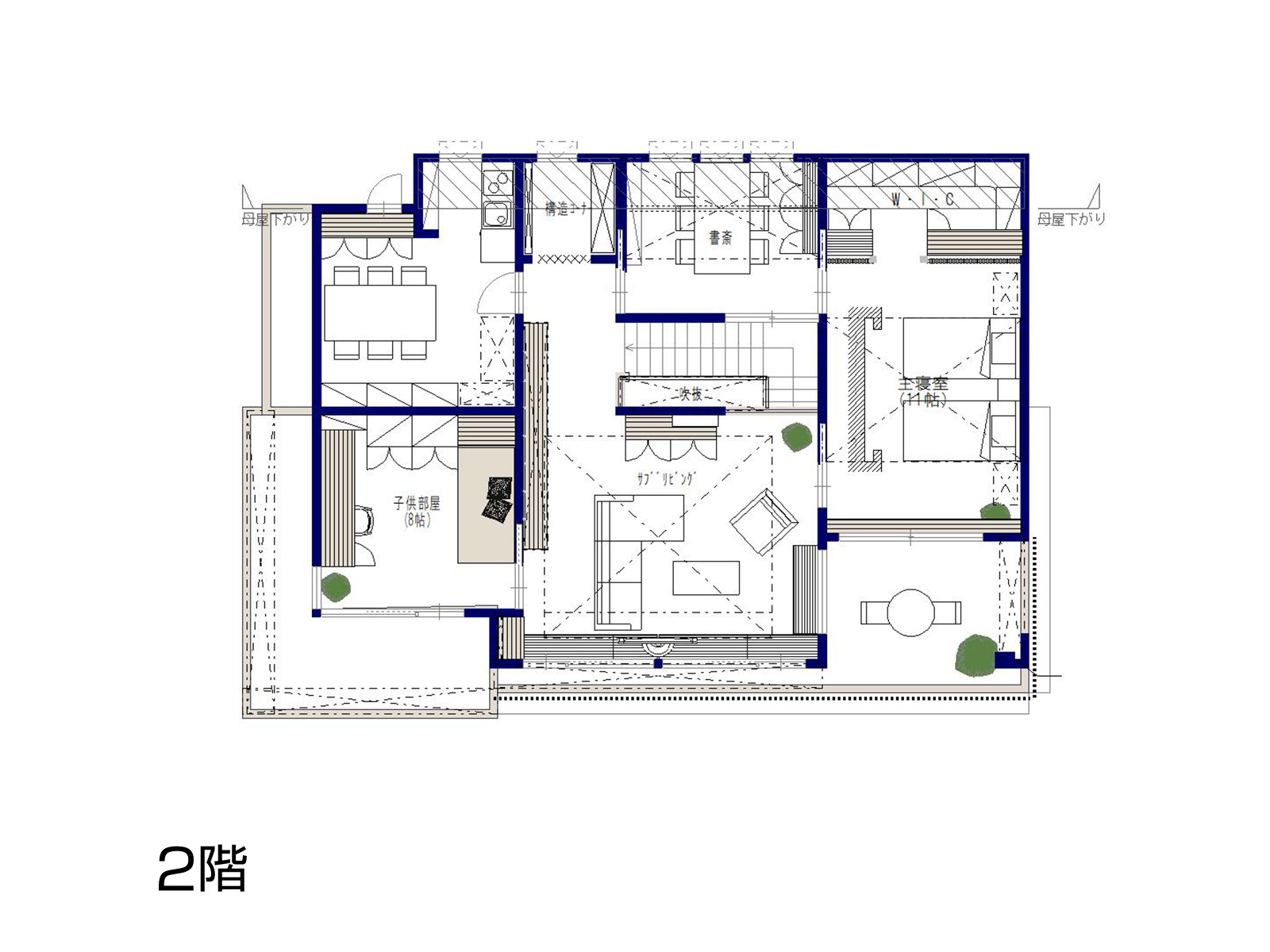 【藤沢】の間取り2F