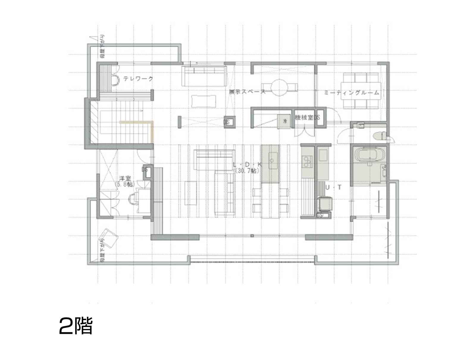 【立川第二】の間取り2F