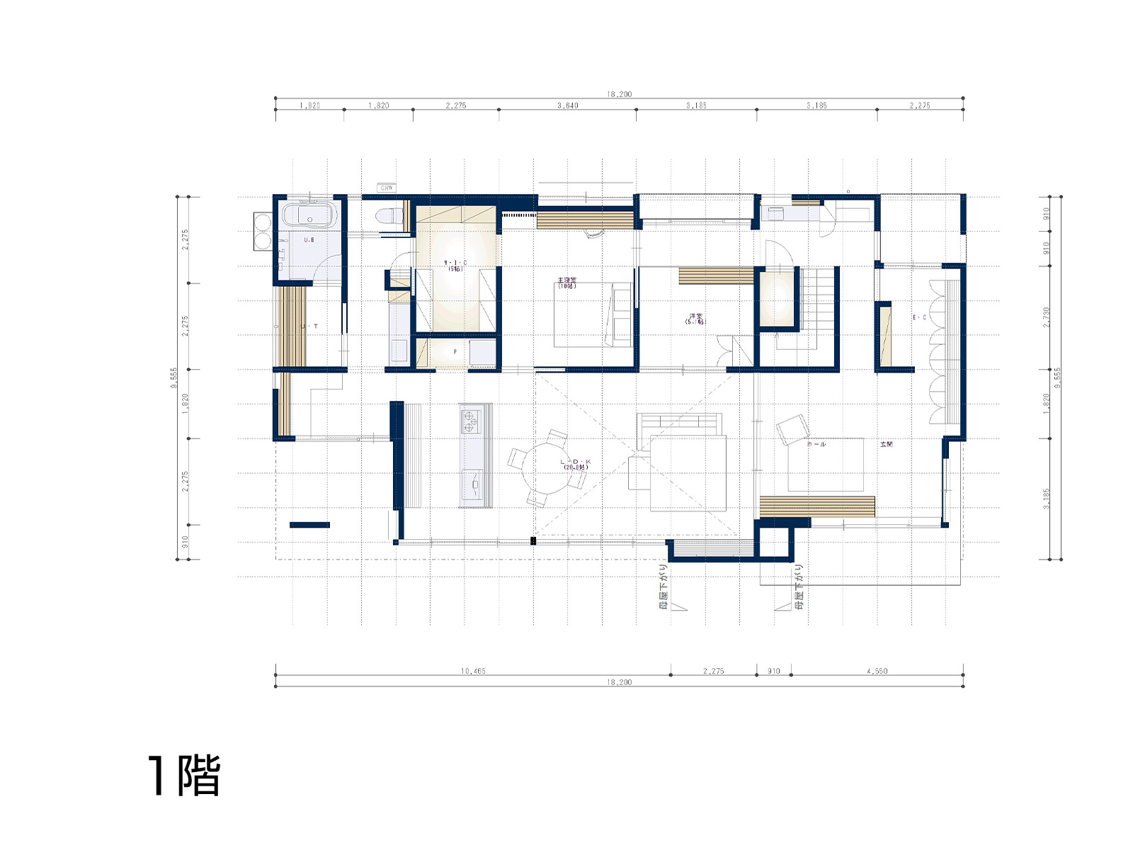 【RSK第二】の間取り1F