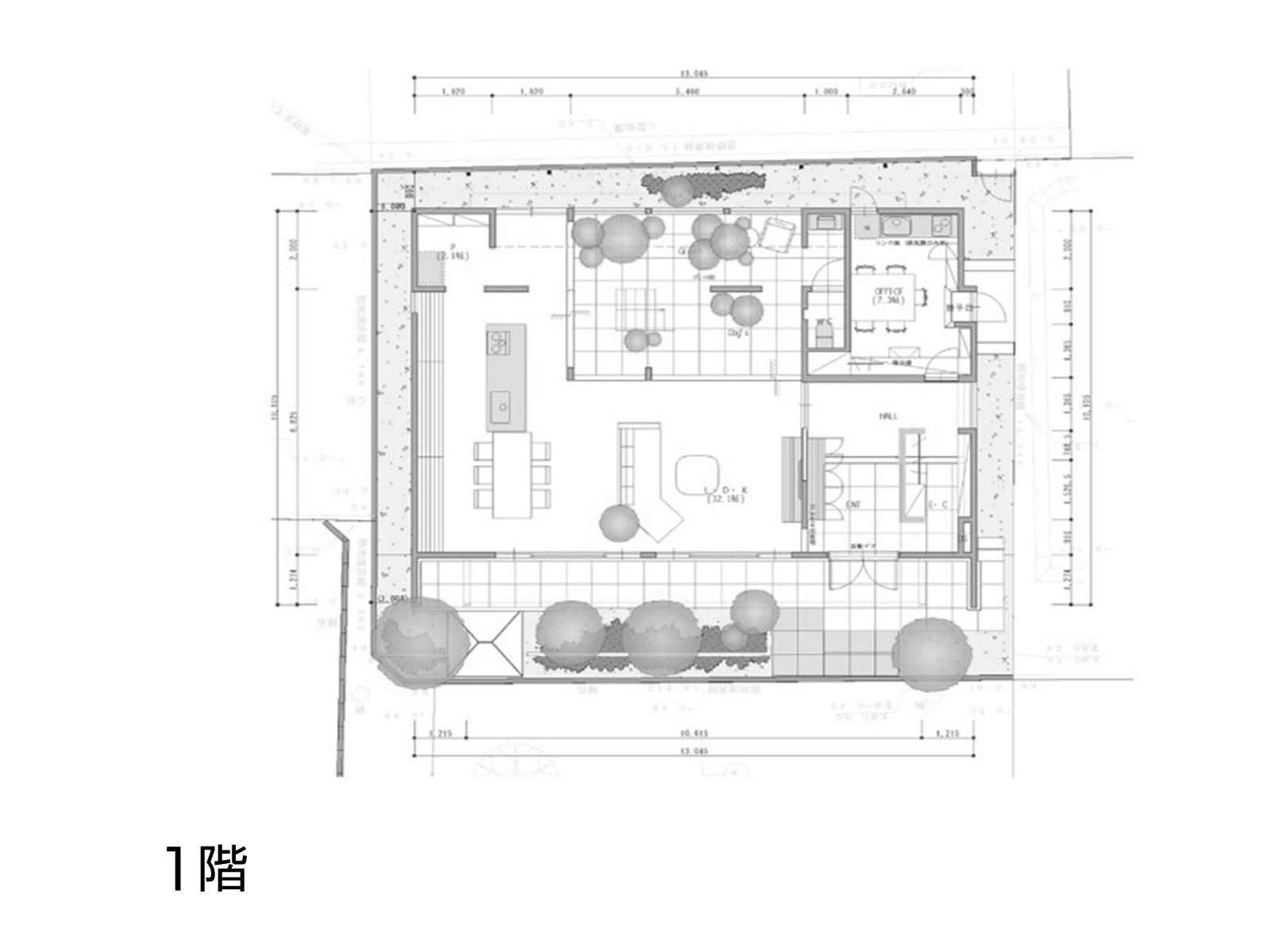 【高槻】の間取り1F