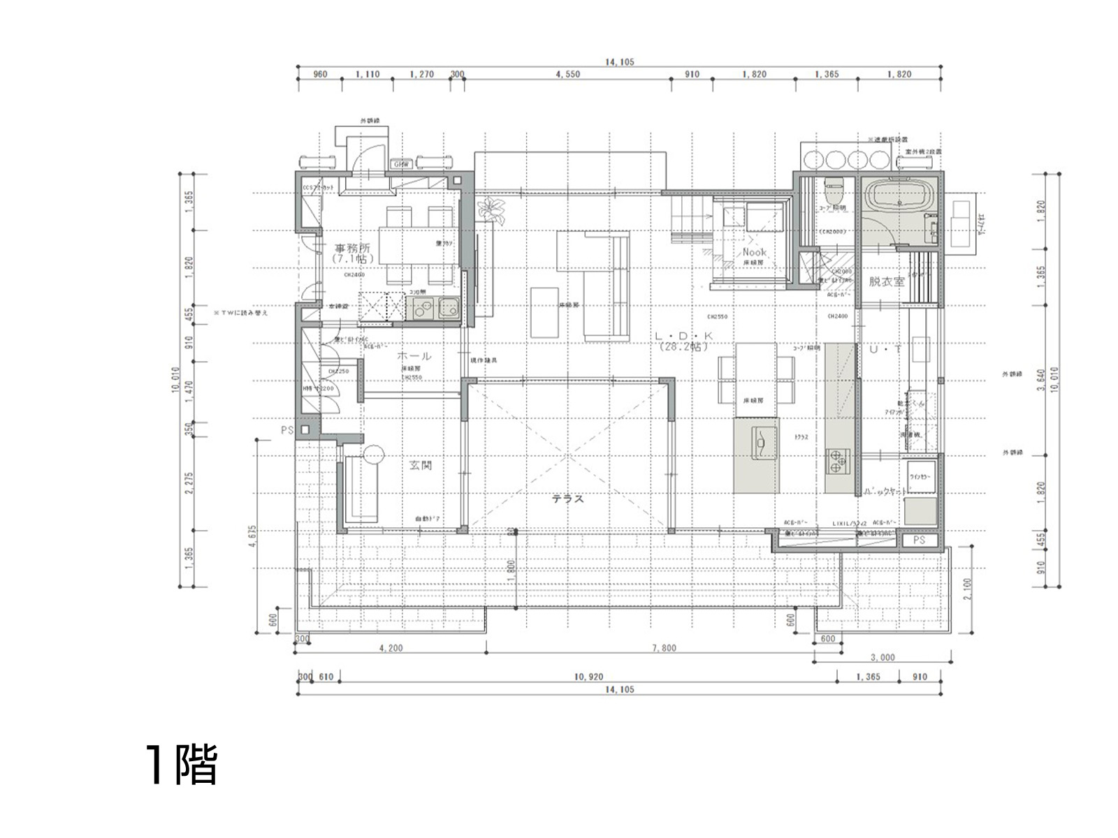 【新潟桜木インター】の間取り1F