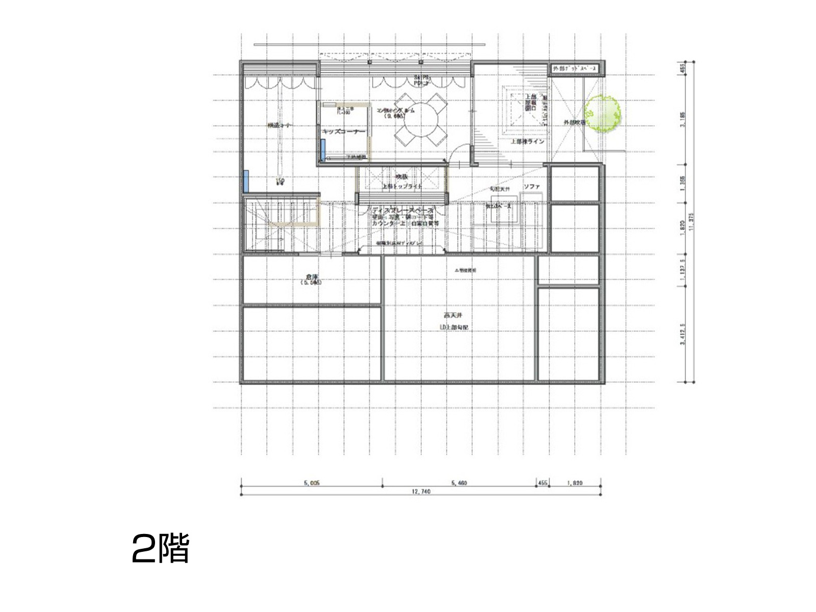 【ひびきの】の間取り2F