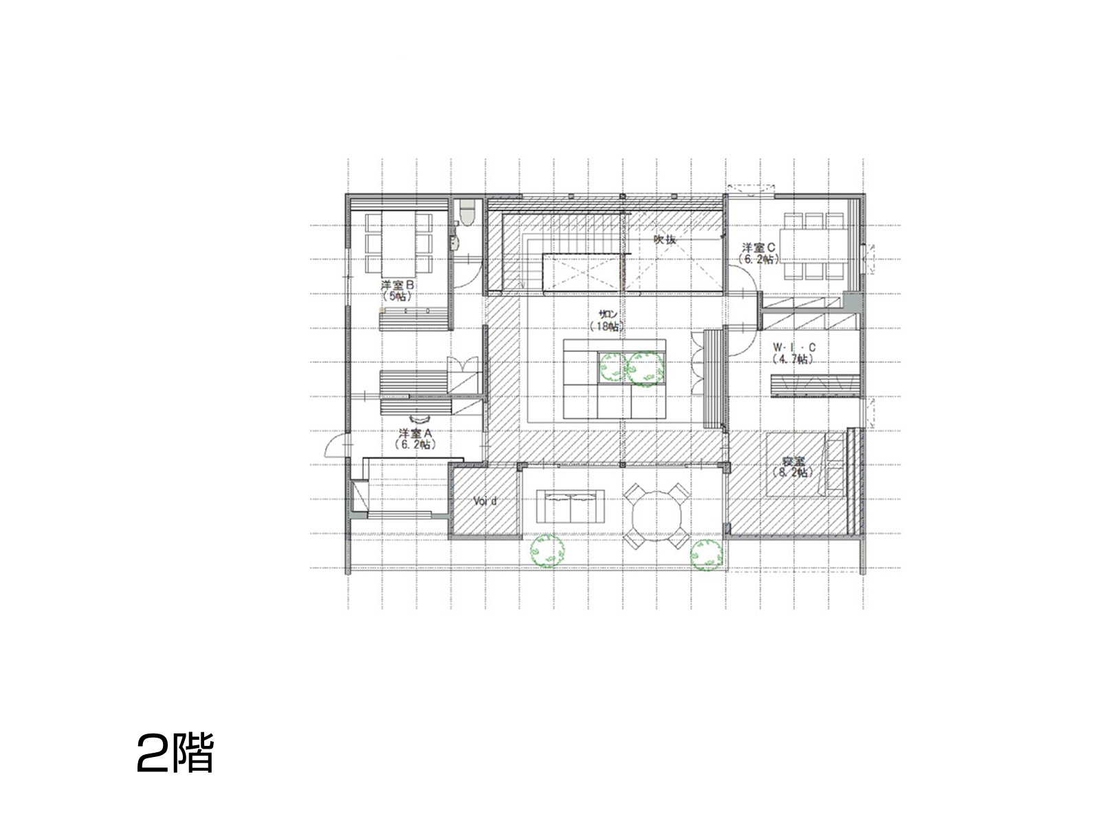 【西湘・小田原】の間取り2F