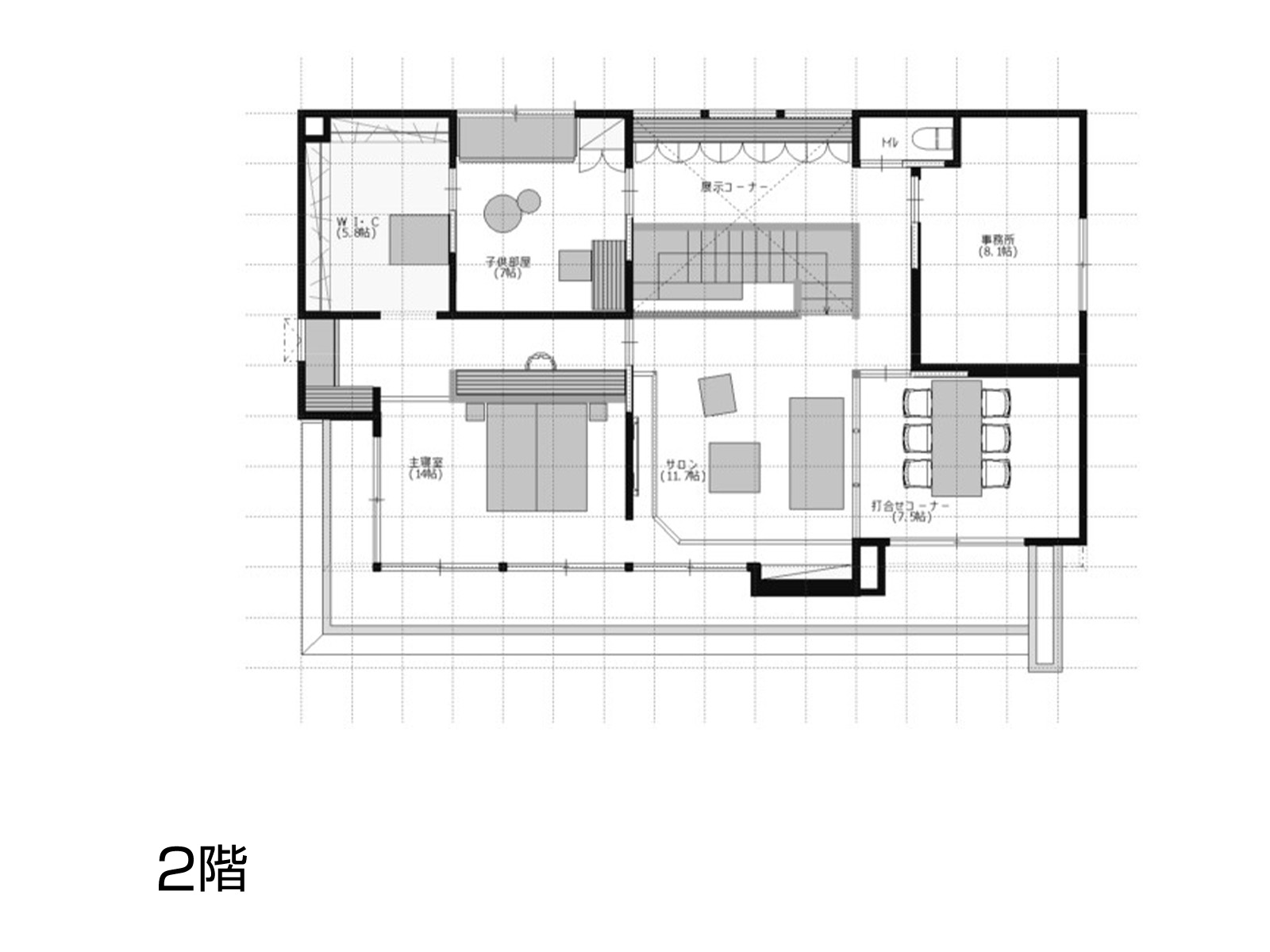 【大野城】の間取り2F
