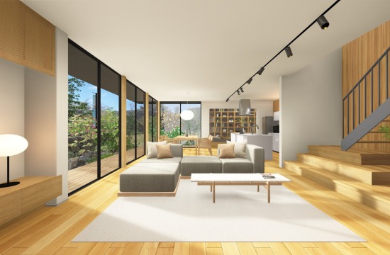 大野城展示場_リビング画像