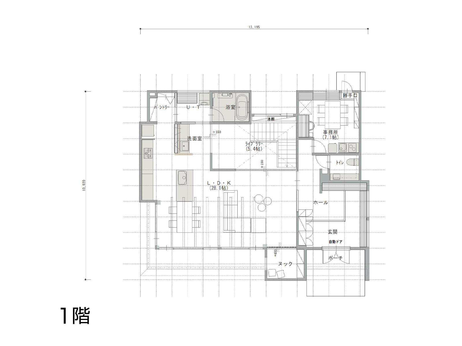 【藤枝】の間取り1F
