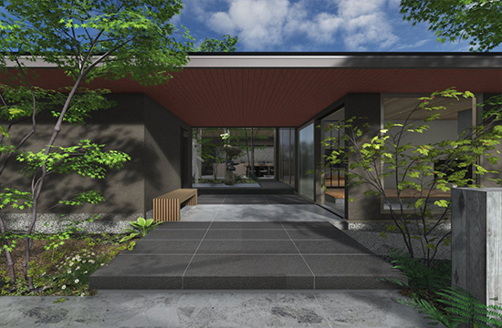 京都北山展示場_リビング画像