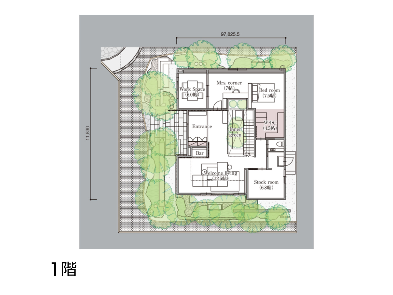 【西宮北口第一】の間取り1F