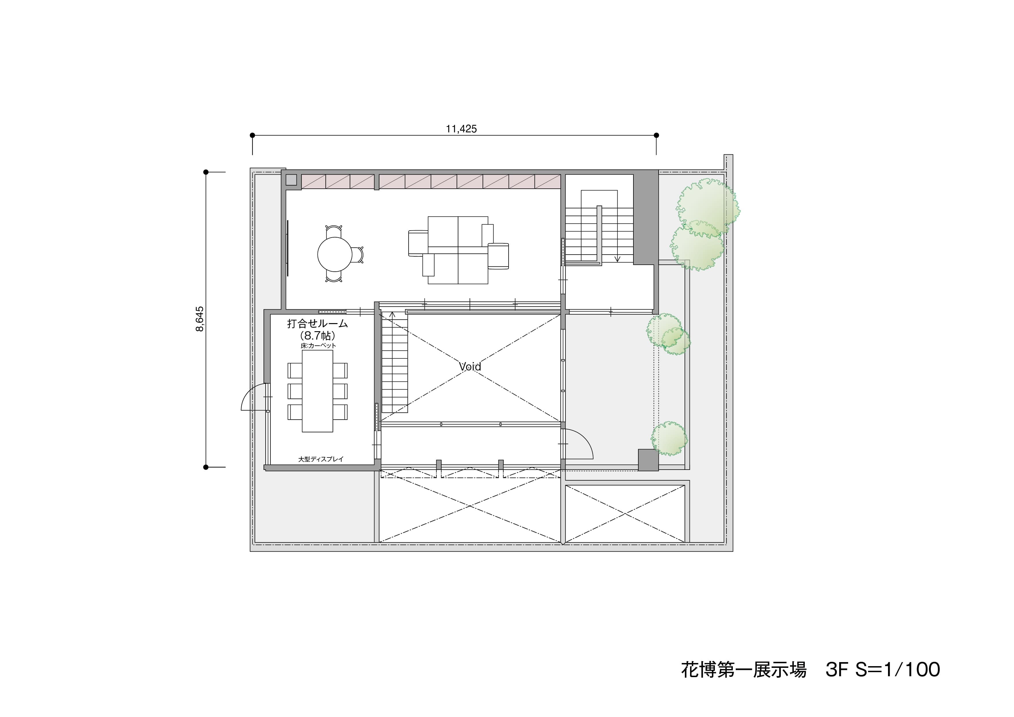 【花博第一】の間取り3F