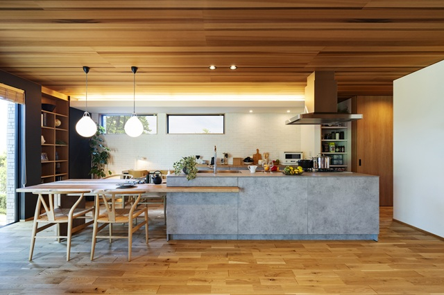 二世帯住宅のダイニングキッチン