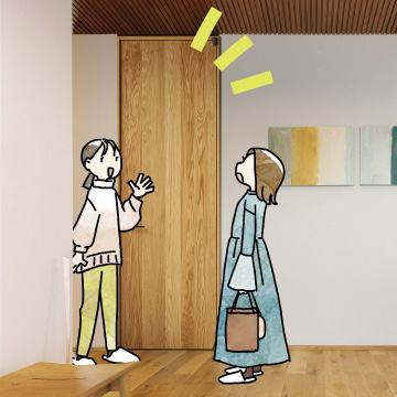 漫画でわかる！「初めての家づくり」㊽ドアの種類って色々あるの？