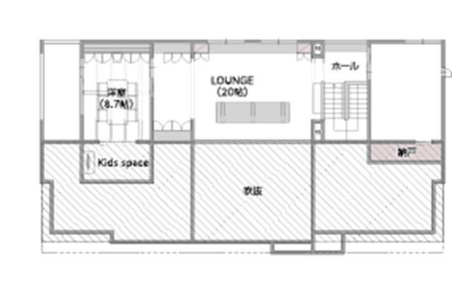 1.5階建ての家の間取り