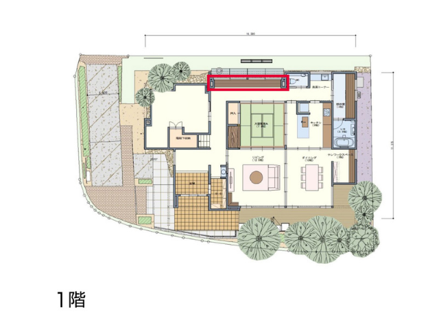 ヌックがある家の間取り