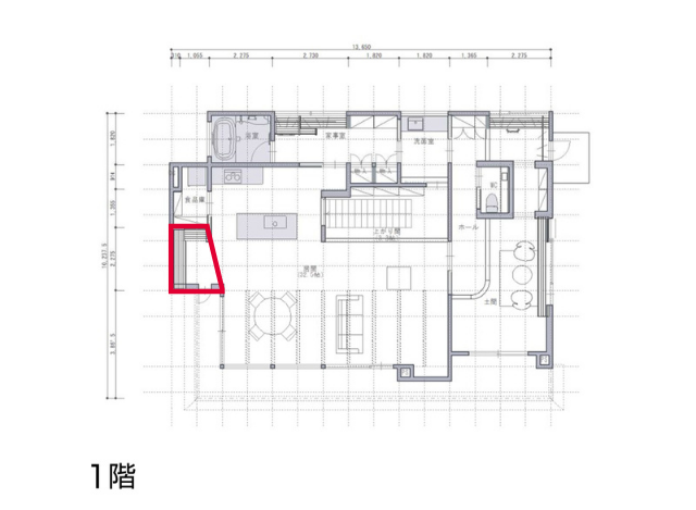 ヌックがある家の間取り
