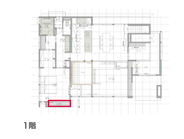 ヌックがある家の間取り