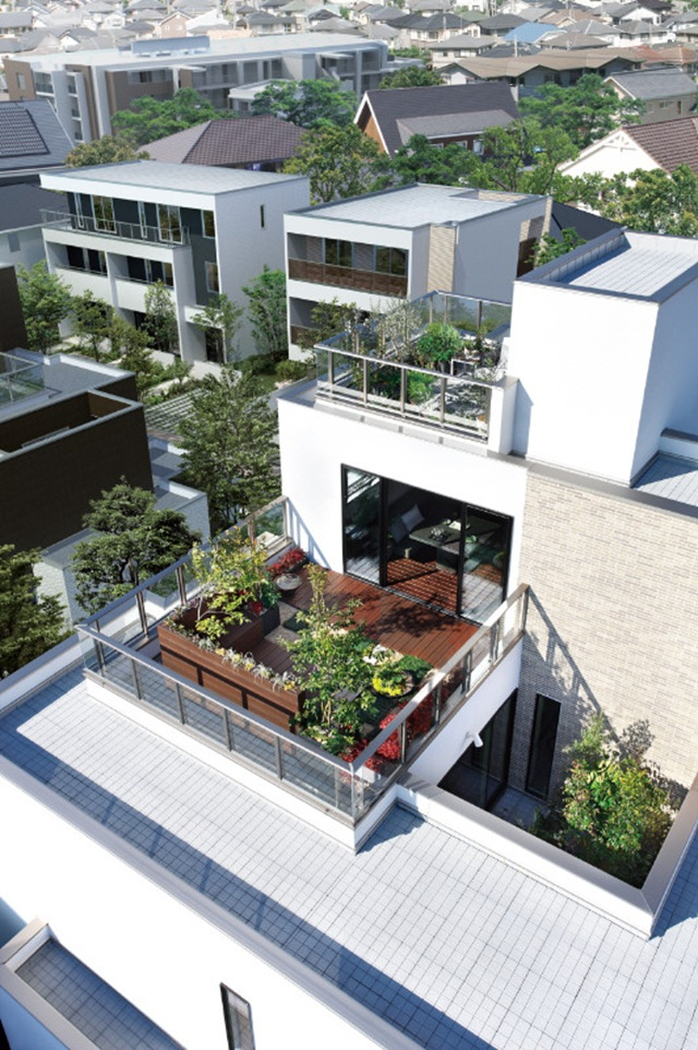 都市部の家の画像