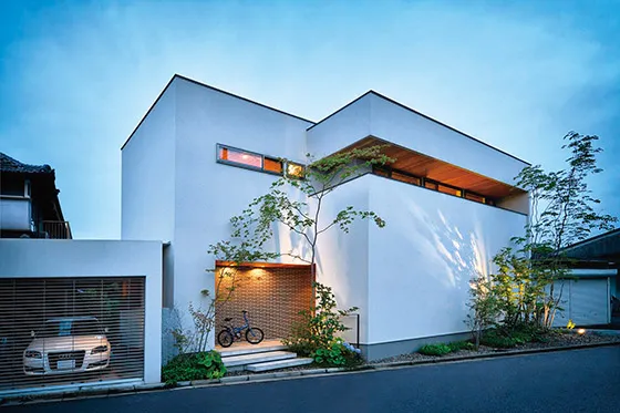 魅力的なアプローチで表現した 住む人の個性と豊かな暮らし