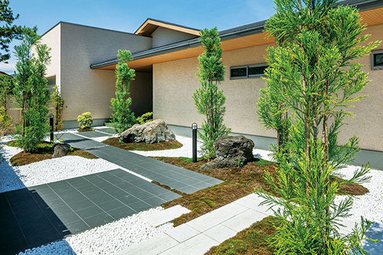 連続する大開口でつなぐ ゆとりのLDKと広い庭