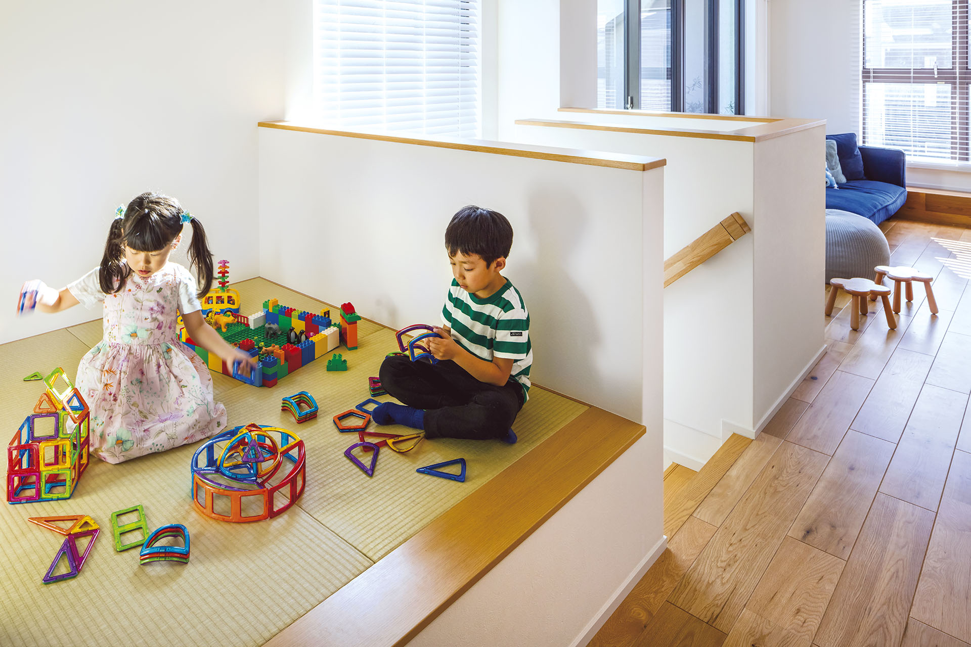 畳スペースは子どもたちの遊び場