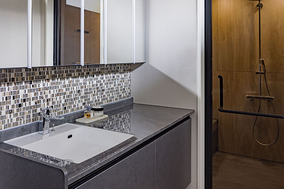 大空間で庭との一体感を楽しむ平屋