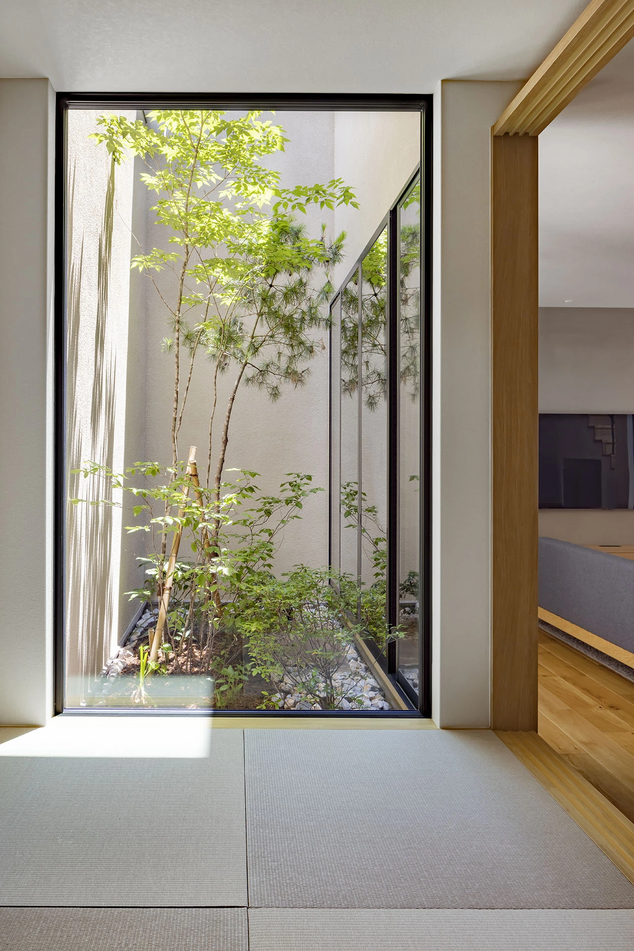 隣接した小上がりの畳スペース