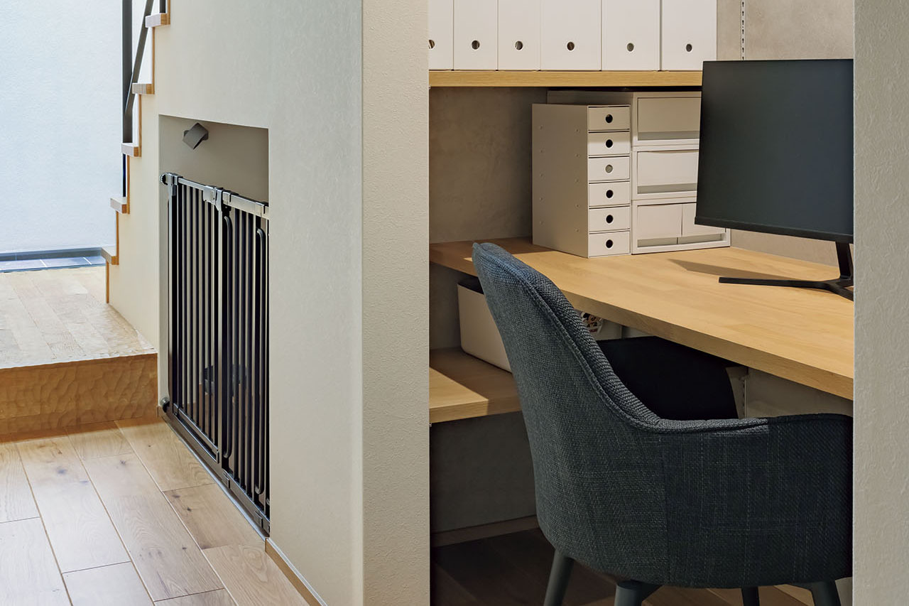 3つの中庭がある、和モダンの家