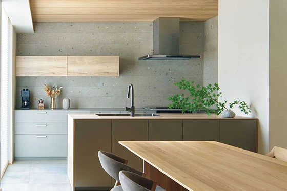 やわらかな空気に包まれる、旗竿地の家