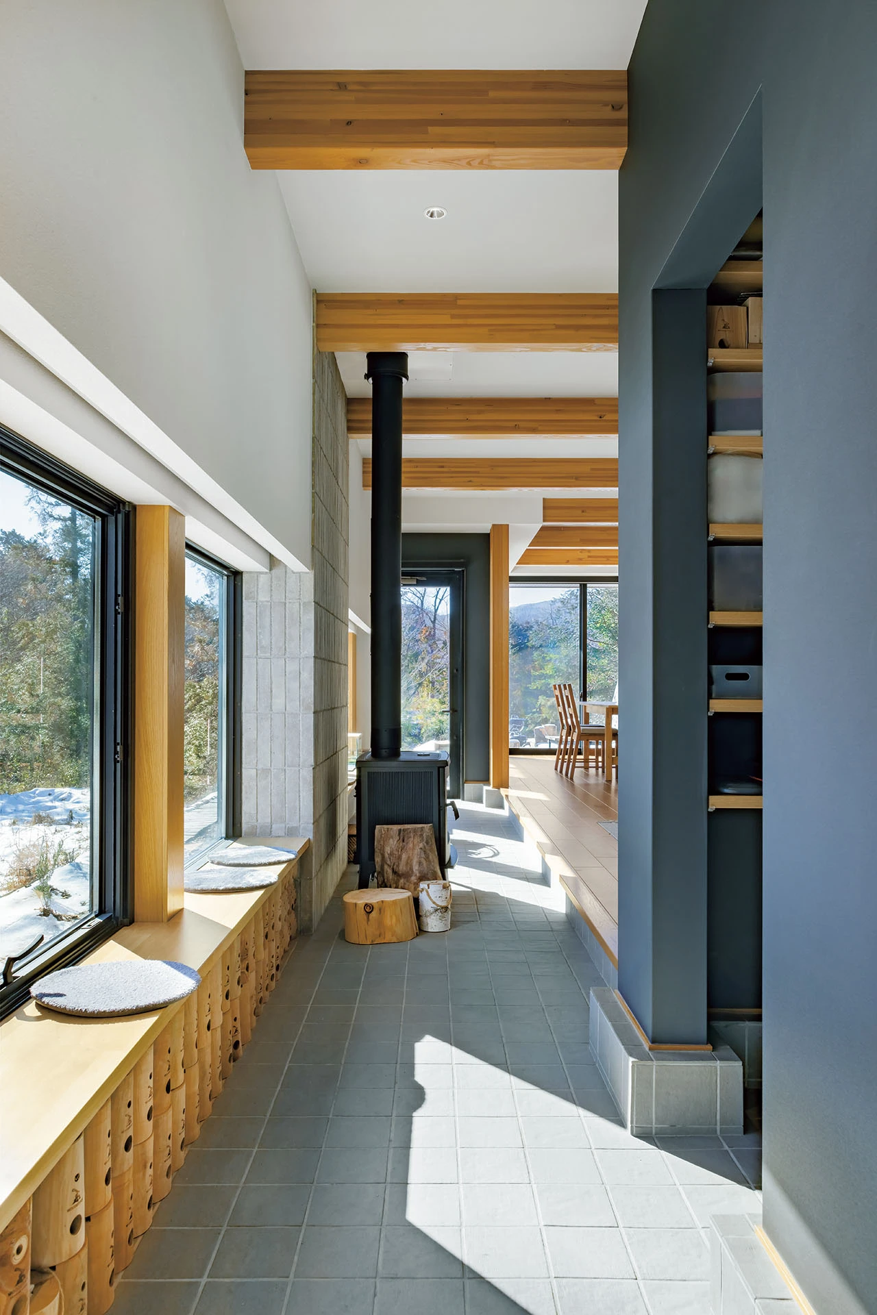 空間をつなぐ通り土間